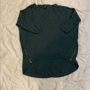 Express green sweater